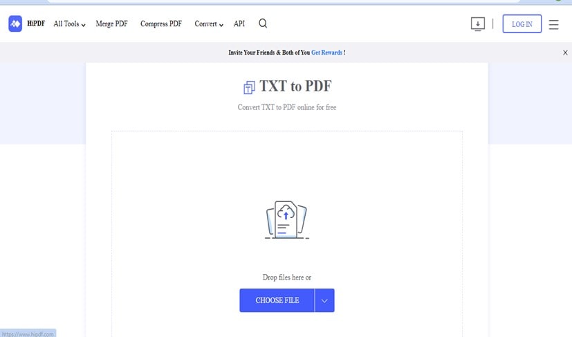 create-pdf from text online with hipdf 1