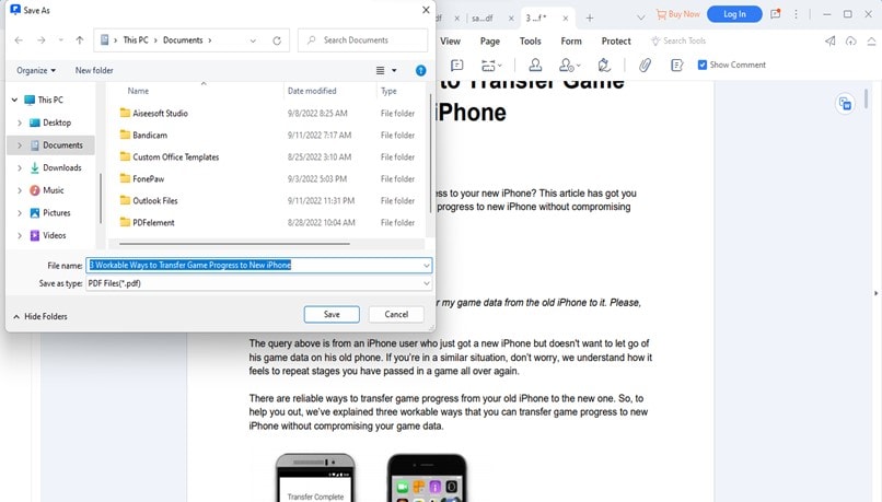 create pdf from text with pdfelement 5