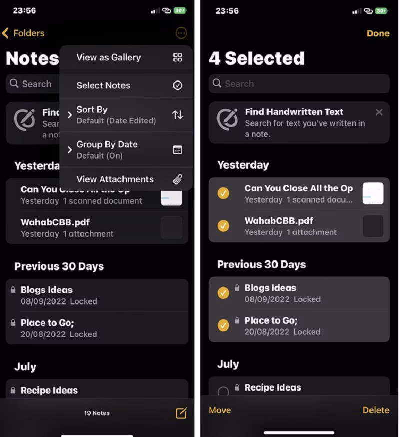 iNotes - Not showing the scanned file in … - Apple Community