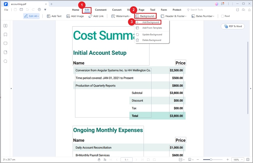 pdf kontrast editor