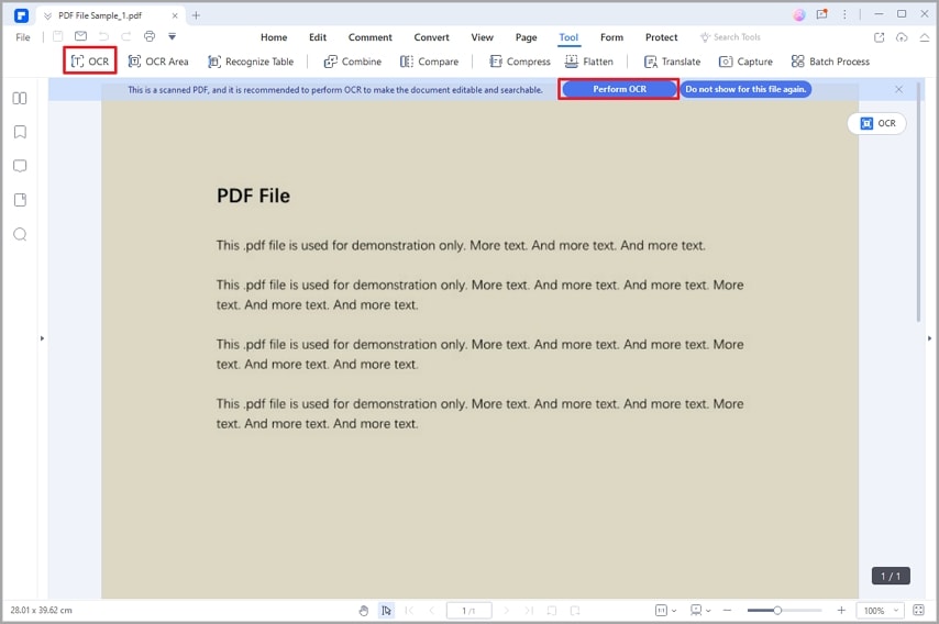 pdf background remover ocr