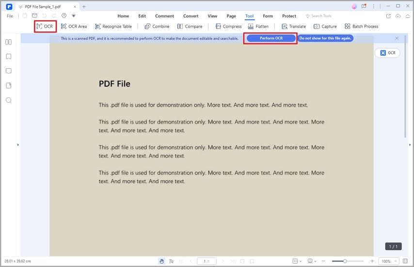 remover o fundo do pdf ocr digitalizado