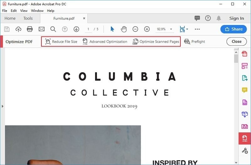 cambiar tamaño del pdf en adobe