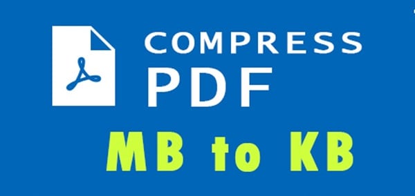 convert PDF mb to kb