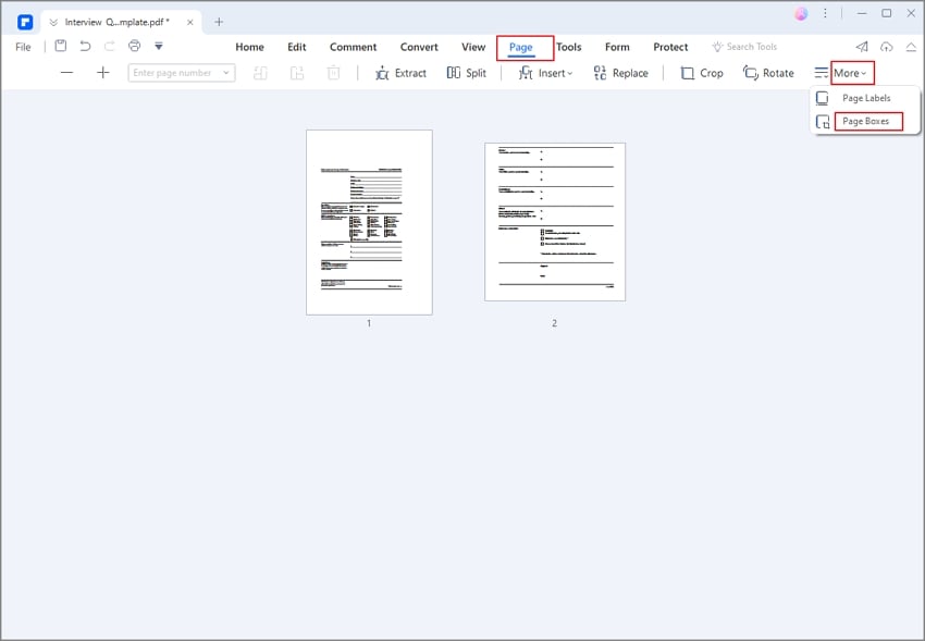 how to make pdf pages same size