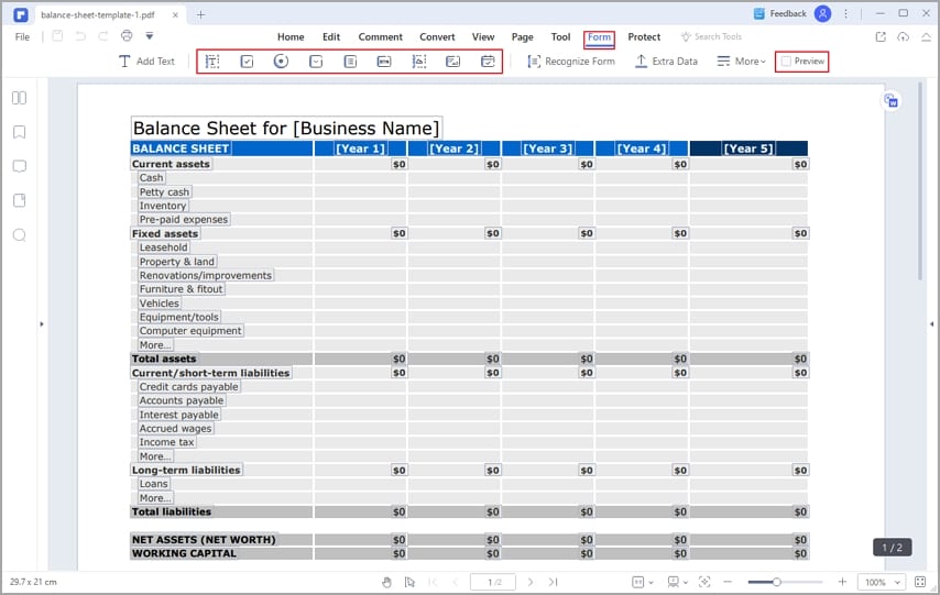 ¿cómo enviar un pdf editable reconociendo el formulario de forma manual?