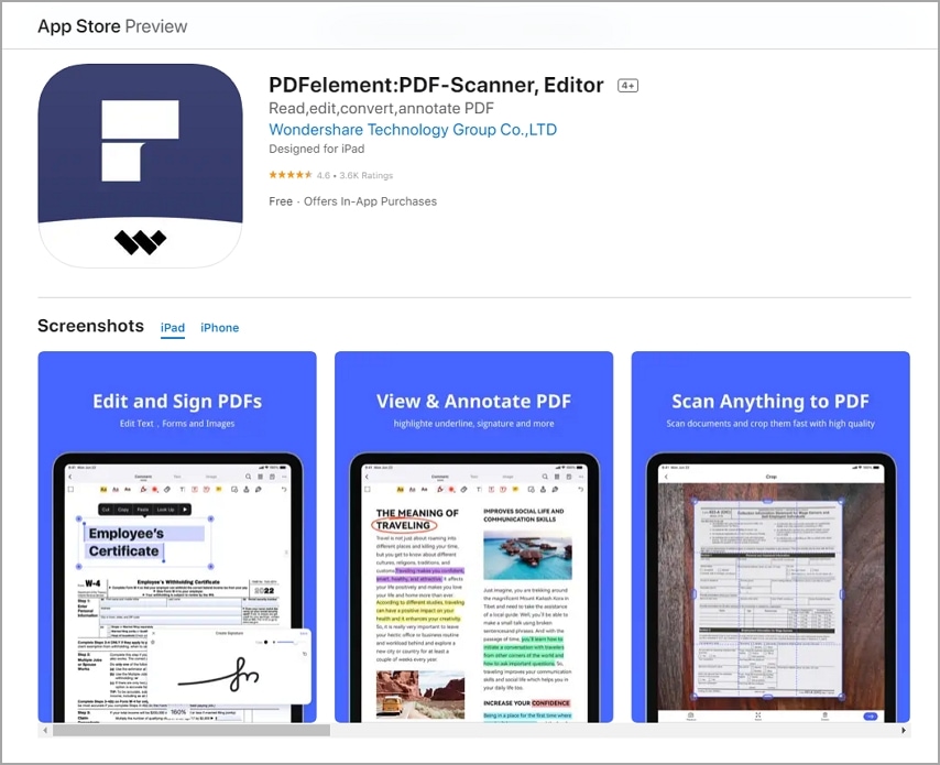 send pdf in messenger pdfelement app