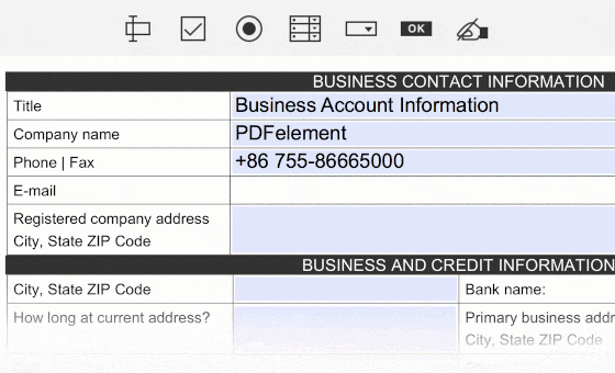 Vorschau PDF-Formular ausfüllen