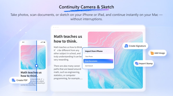 pdfelement across mac and ios
