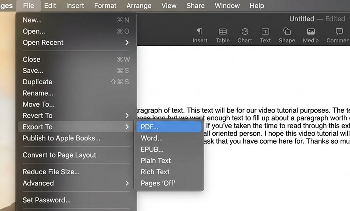 save clipboard to pdf