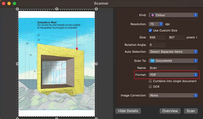 scan to pdf mac