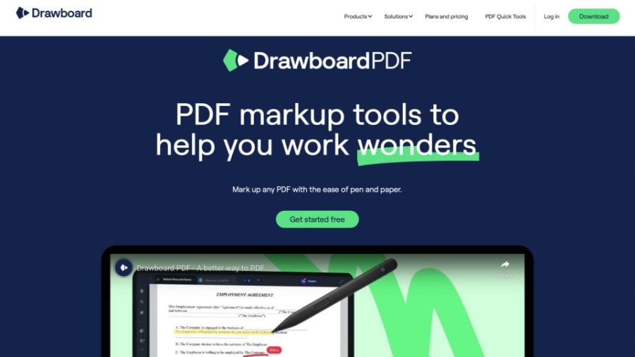 homepage of drawboard pdf for mac
