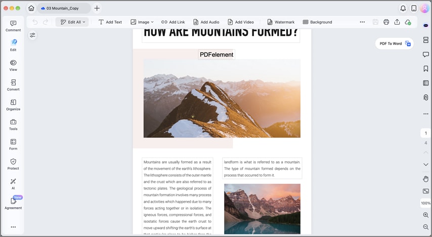 Edit PDF text and images with custom fonts