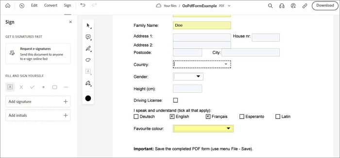 edit pdf form adobe online