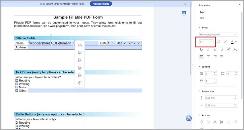 How To Change Font Size In PDF Fillable Form 6 Best Tools You Can Use 