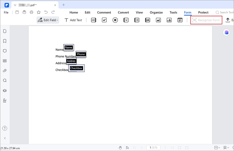 create fillable pdf from word