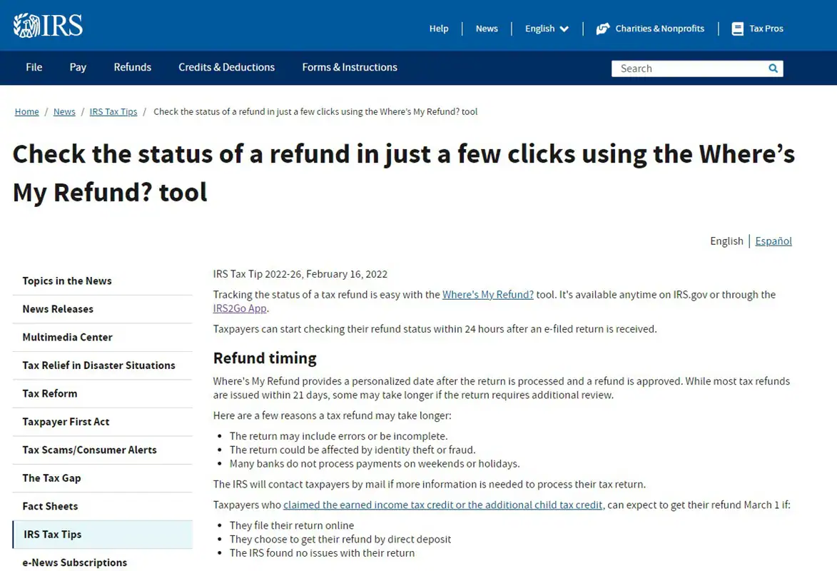 verificar o status da restituição