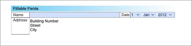 Umbrochener Text in ausfüllbarem pdf-Feld