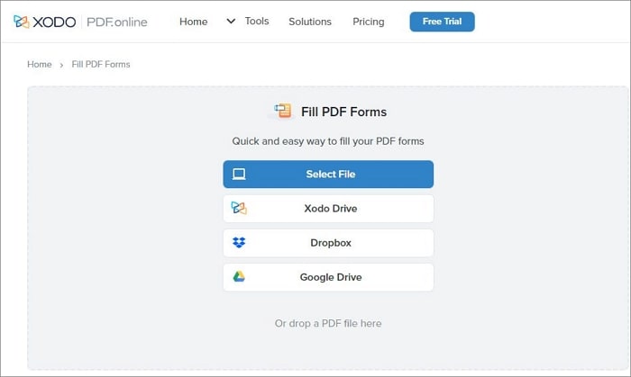 PDF Formular Editor online