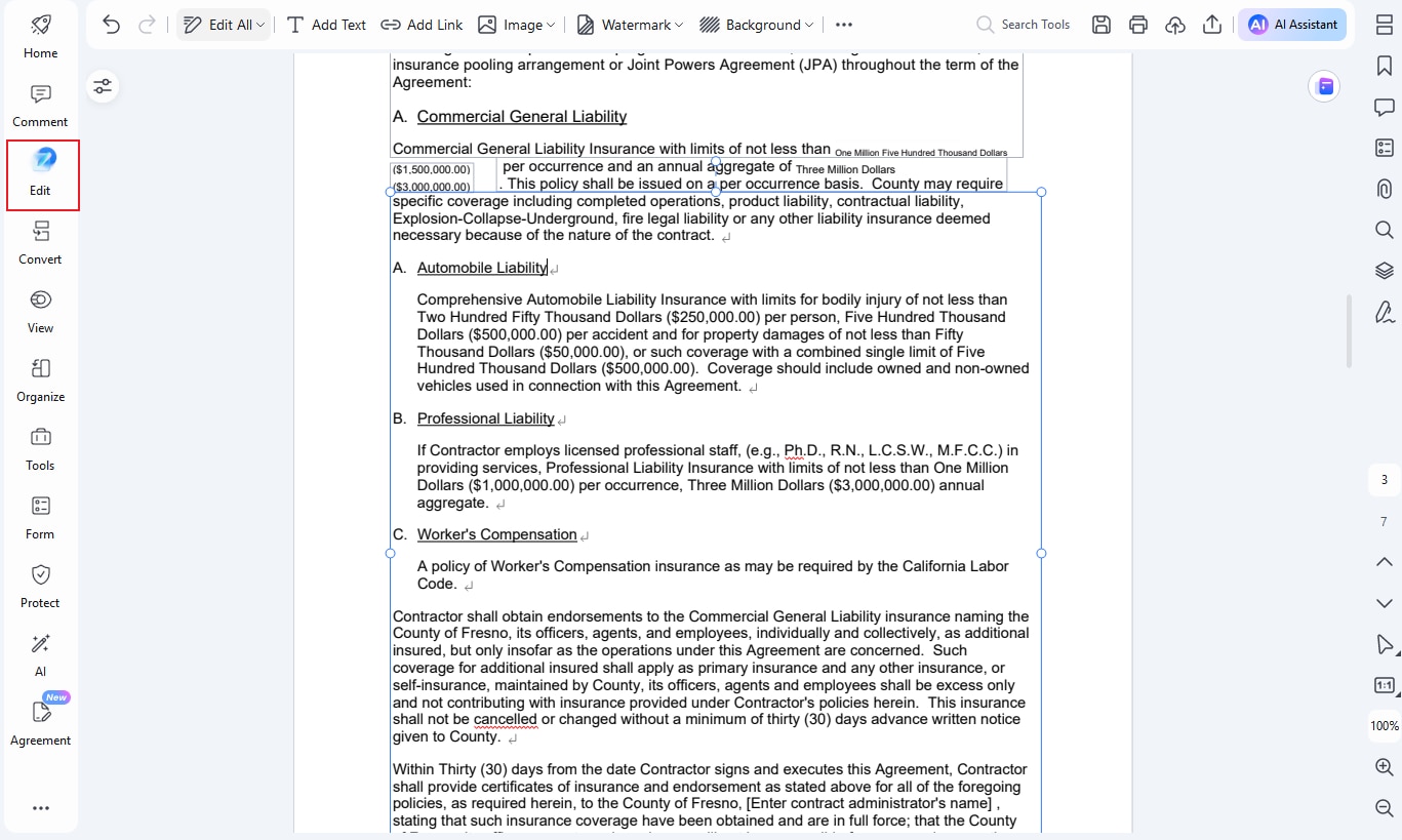 edit pdf