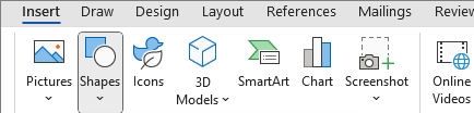 insert shapes