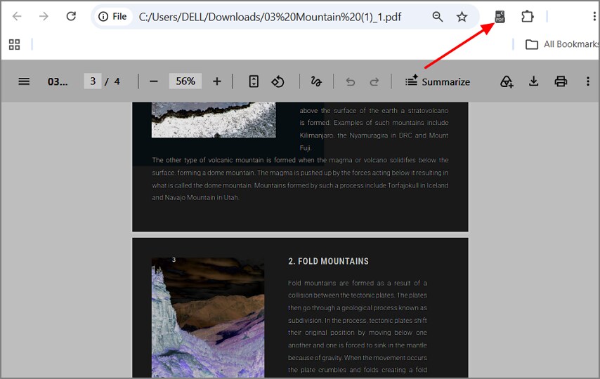 Use PDF Dark Theme to display downloaded PDFs with dark backgrounds