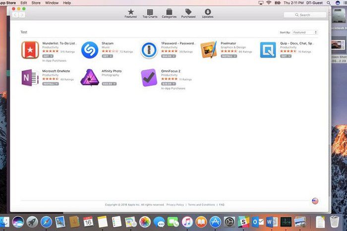 macos sierra app store