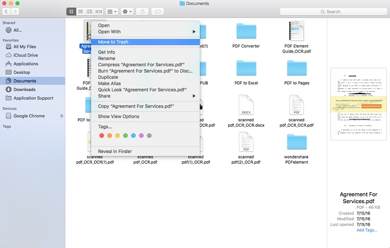 mac os sierra specific folders for spaces