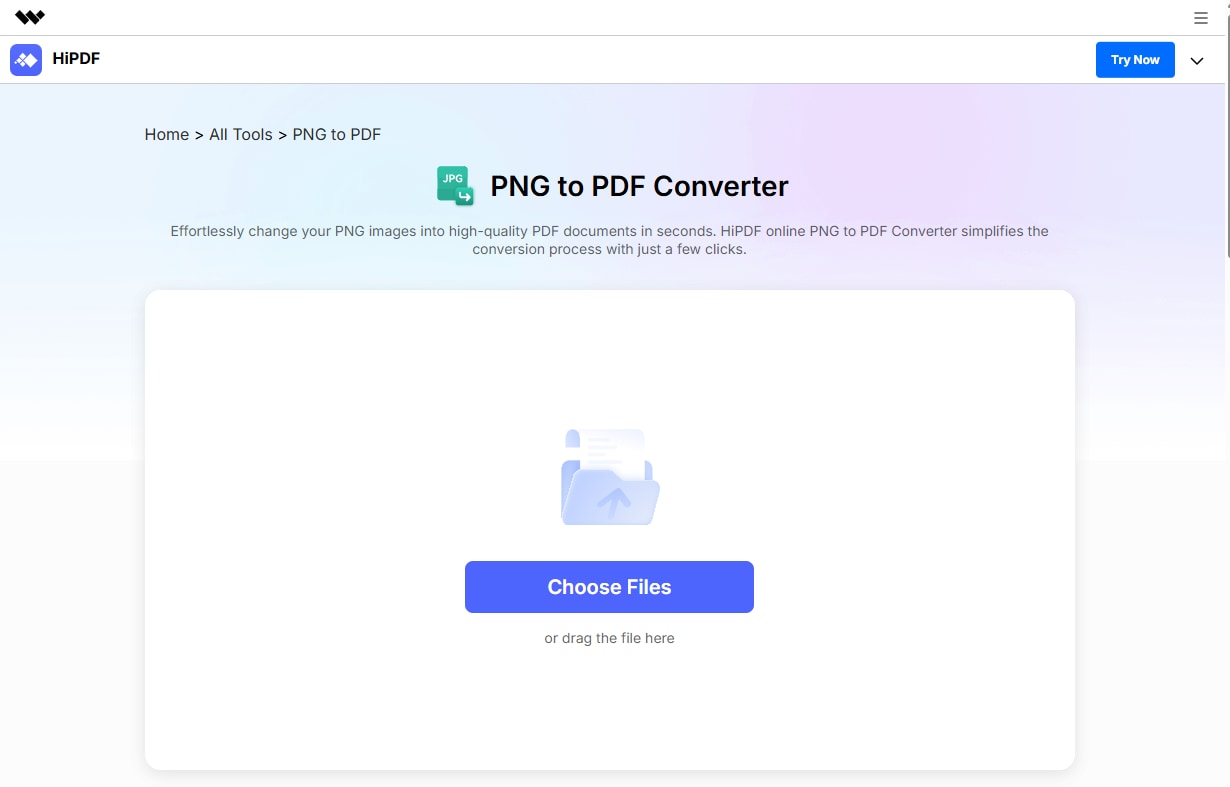PNG to PDF Online