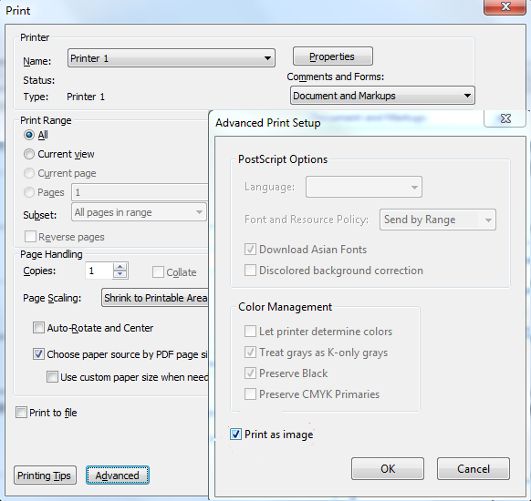 Mus conductor célula Cómo Imprimir Archivos PDF como Imagen en Adobe Acrobat Reader?