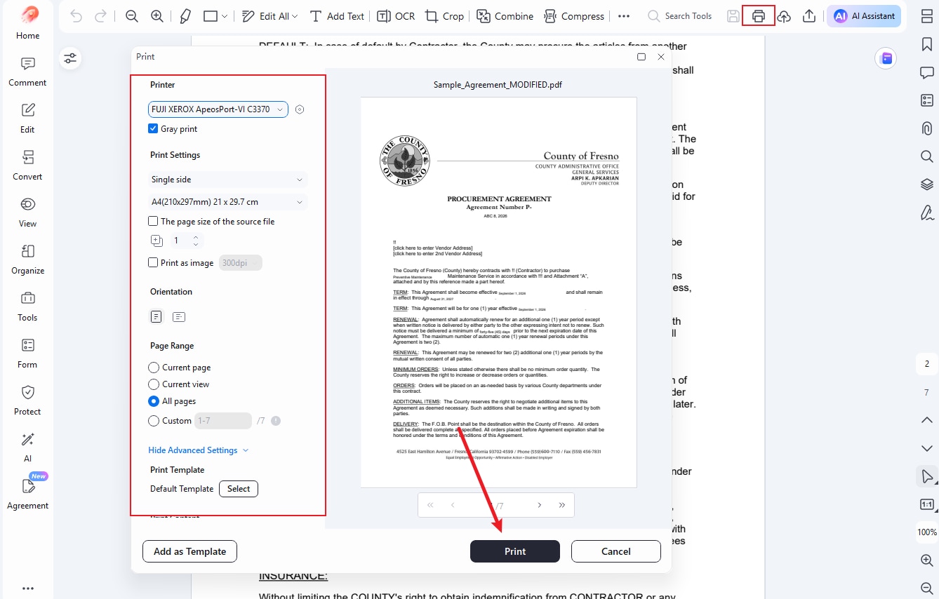 print docx without comments