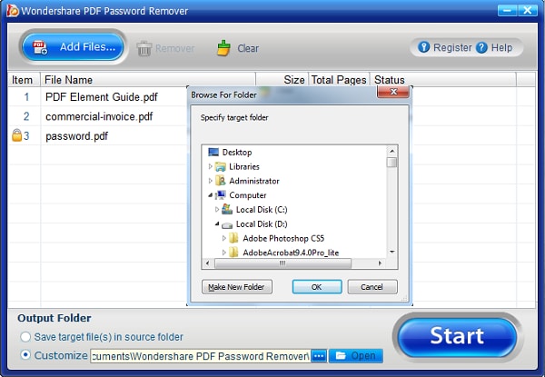 sproteggere pdf protetto senza password
