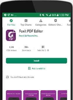 google play store install foxit