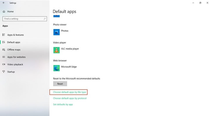 microsoft windows default apps
