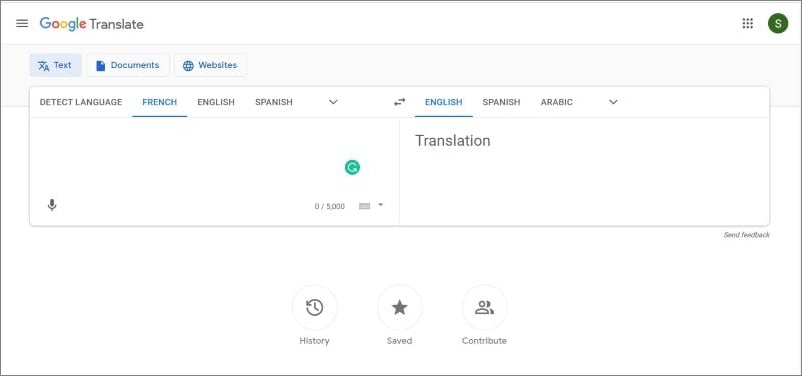 translate text from english to others