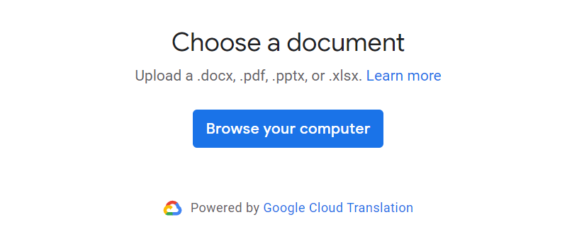 choose a document