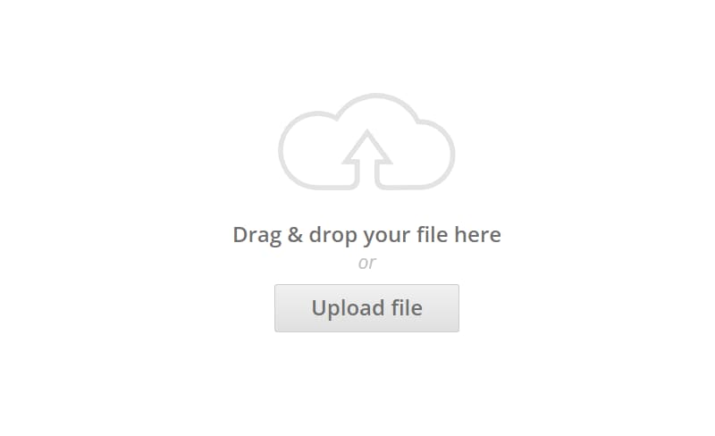 upload a file