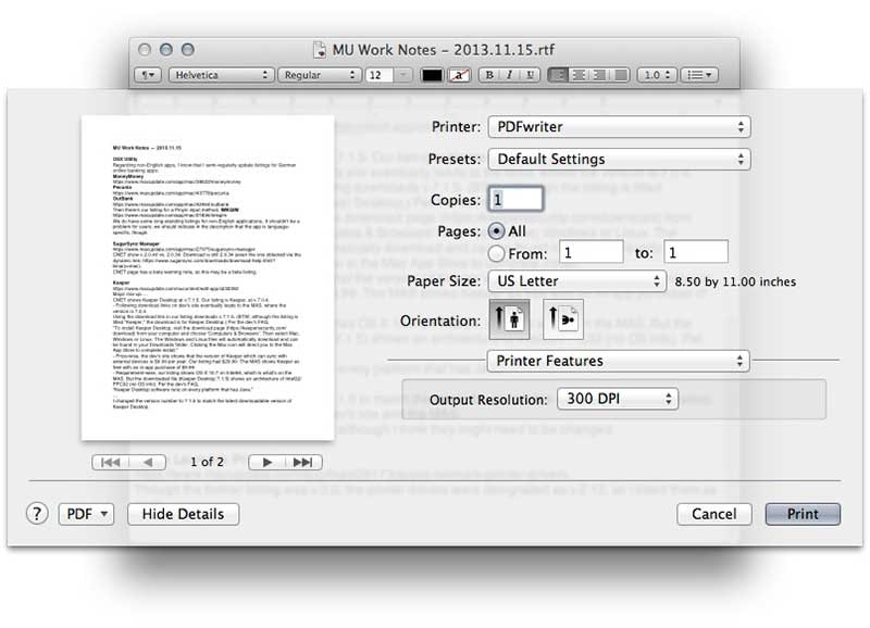 cute pdf writer pour mac