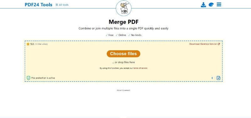 pdf24 tools pdf merger