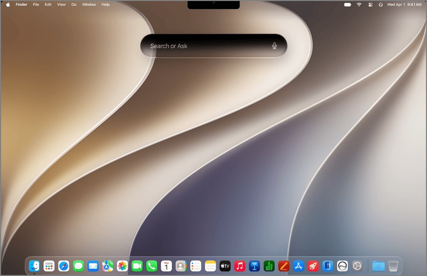 macOS 27 Spotlight search