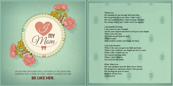 mothers day poem cards