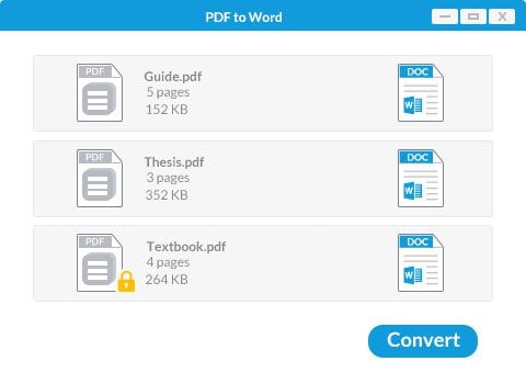 convert pdf to word on windows