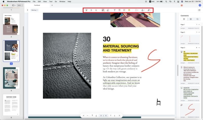how to markup a pdf on mac