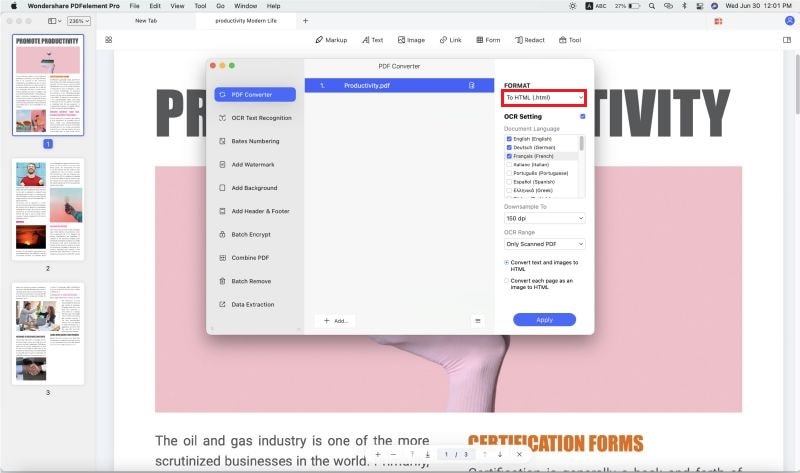 pdf to pages converter mac