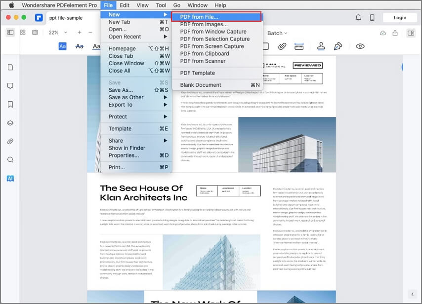 how to create a pdf on mac
