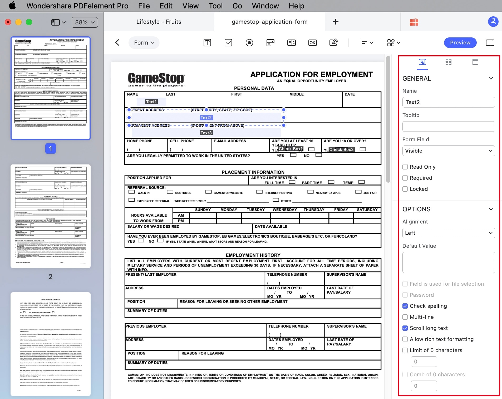 Simple Method to Create PDF Forms on Mac (macOS 11 Included)
