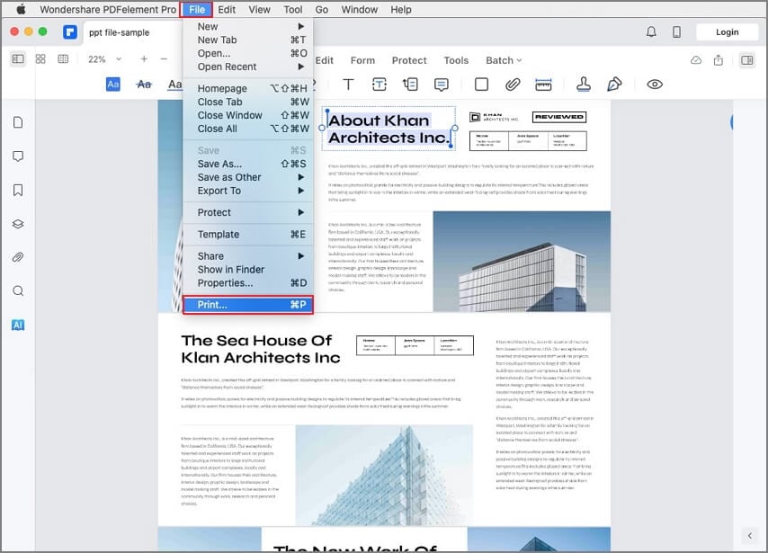 PDF auf Mac drucken