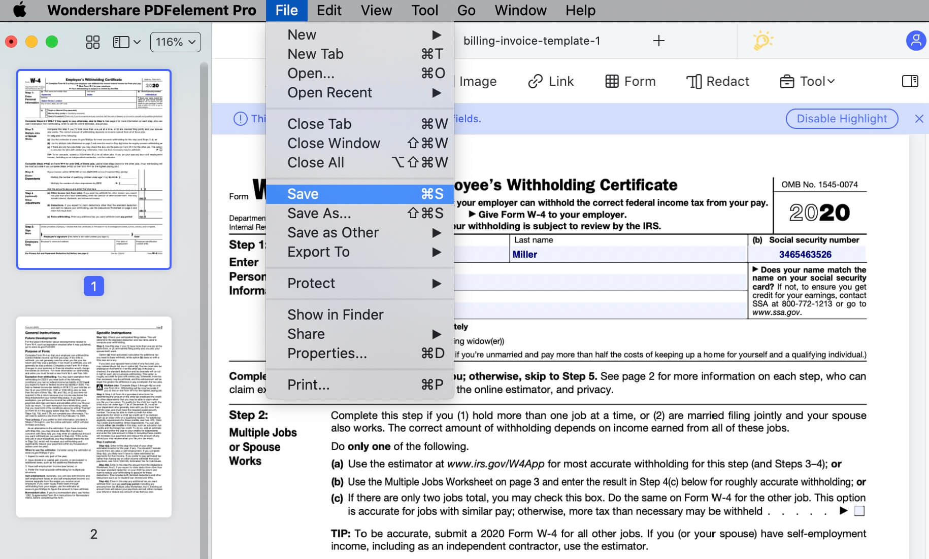 how to add a checkbox in pdf