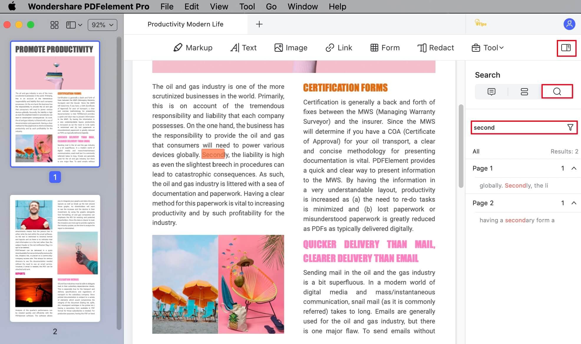 comment rechercher un document pdf sur mac