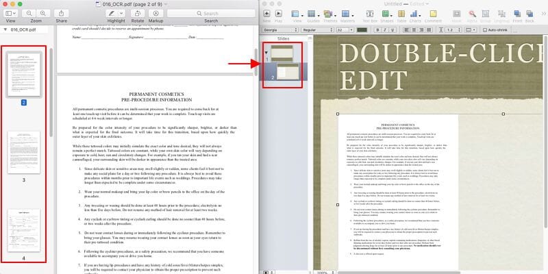 insert pdf into keynote